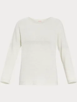 Marina Rinaldi Pull en mélange de laine et viscose BLANC Clearance