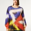 Marina Rinaldi Pull en mohair mélangé NOIR Clearance