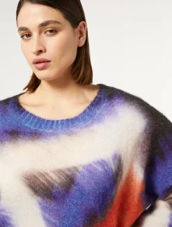 Marina Rinaldi Pull en mohair mélangé NOIR Clearance
