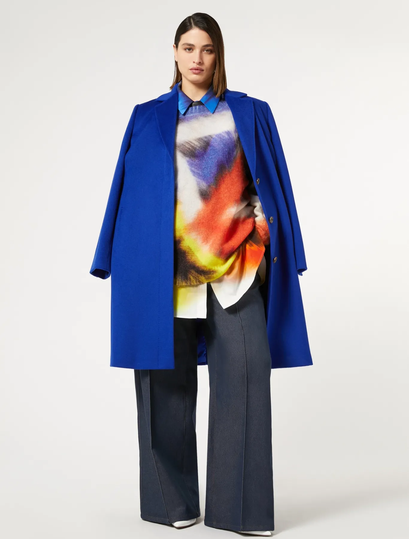 Marina Rinaldi Pull en mohair mélangé NOIR Clearance