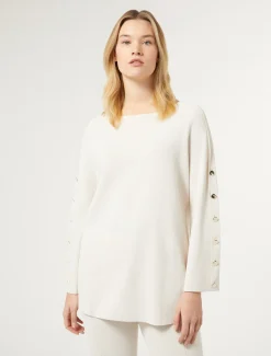Marina Rinaldi Pull en viscose IVOIRE Sale