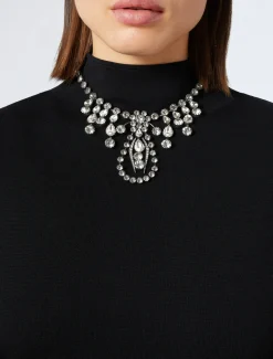 Marina Rinaldi Pull en viscose NOIR Clearance