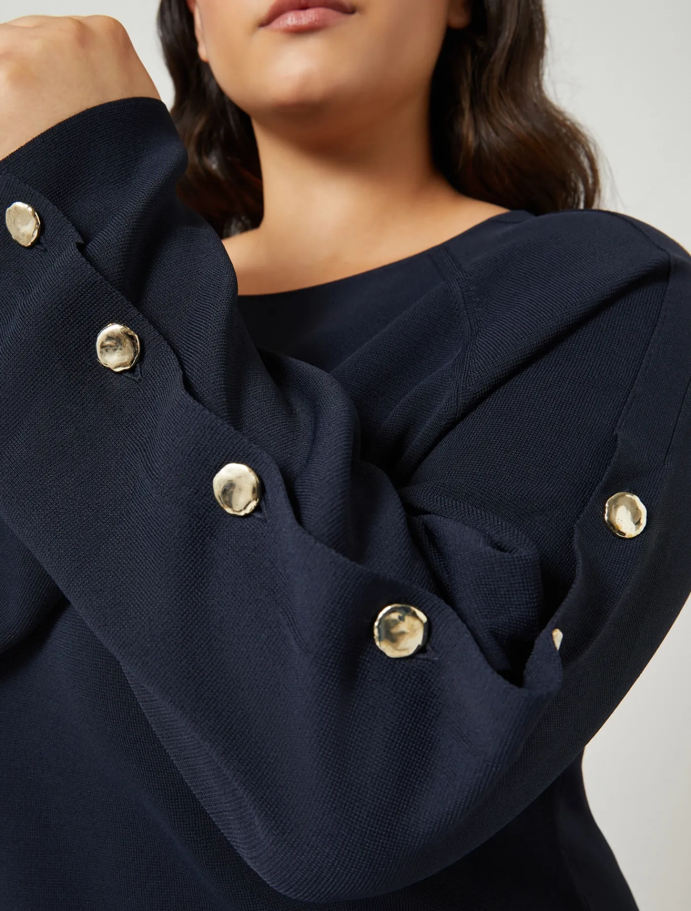 Marina Rinaldi Pull en viscose BLEUNUIT Fashion
