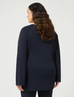 Marina Rinaldi Pull en viscose BLEUNUIT Fashion