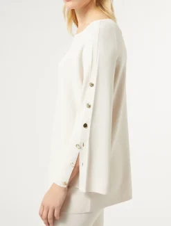 Marina Rinaldi Pull en viscose IVOIRE Sale