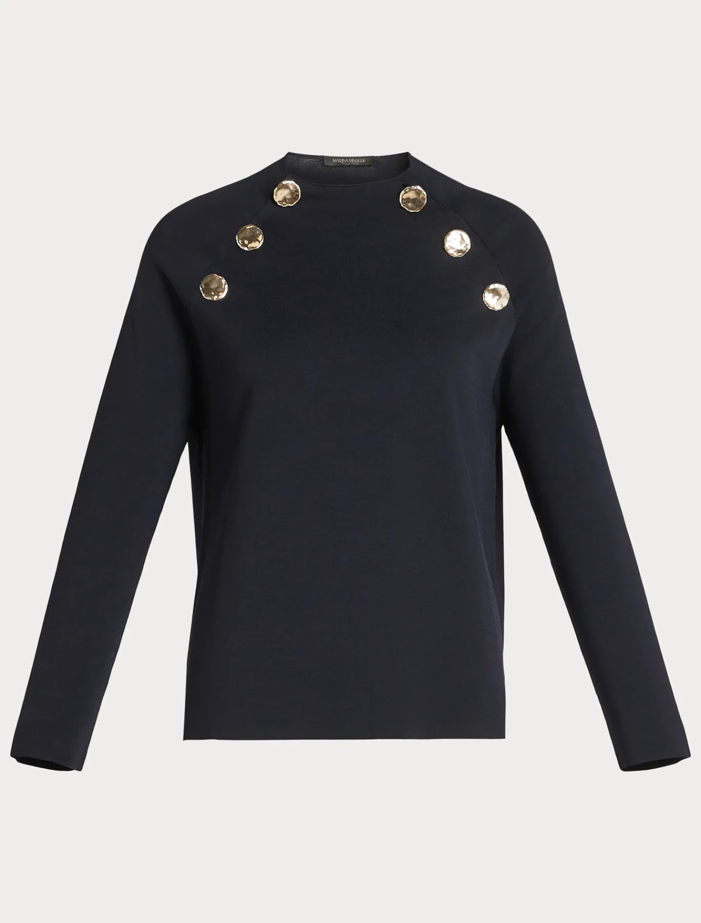 Marina Rinaldi Pull en viscose BLEUNUIT New