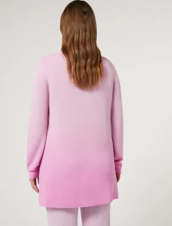 Marina Rinaldi Pull en viscose jacquard ROSE Clearance