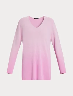 Marina Rinaldi Pull en viscose jacquard ROSE Clearance