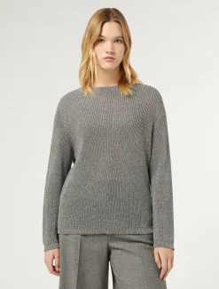 Marina Rinaldi Pull en viscose lurex GRISMOYEN Online