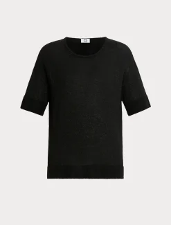 Marina Rinaldi Pull en viscose lurex NOIR Clearance