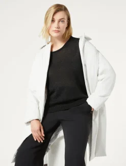 Marina Rinaldi Pull en viscose lurex NOIR Clearance