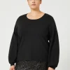 Marina Rinaldi Pull en viscose stretch NOIR Outlet