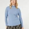 Marina Rinaldi Pull en viscose stretch AZURE Hot