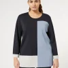Marina Rinaldi Pull en viscose stretch BLEUNUIT Best