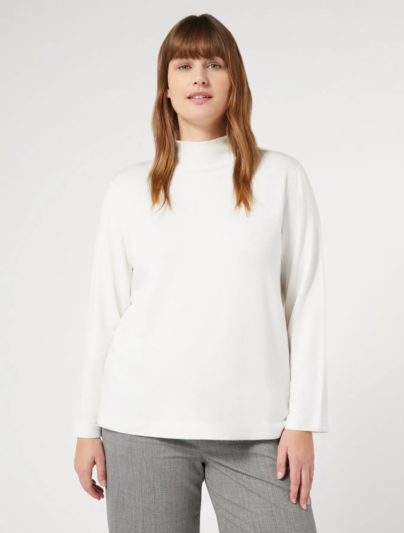 Marina Rinaldi Pull en viscose stretch BLANC Fashion