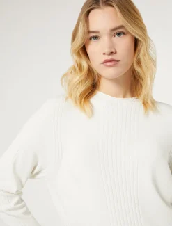 Marina Rinaldi Pull en viscose stretch BLANC Online