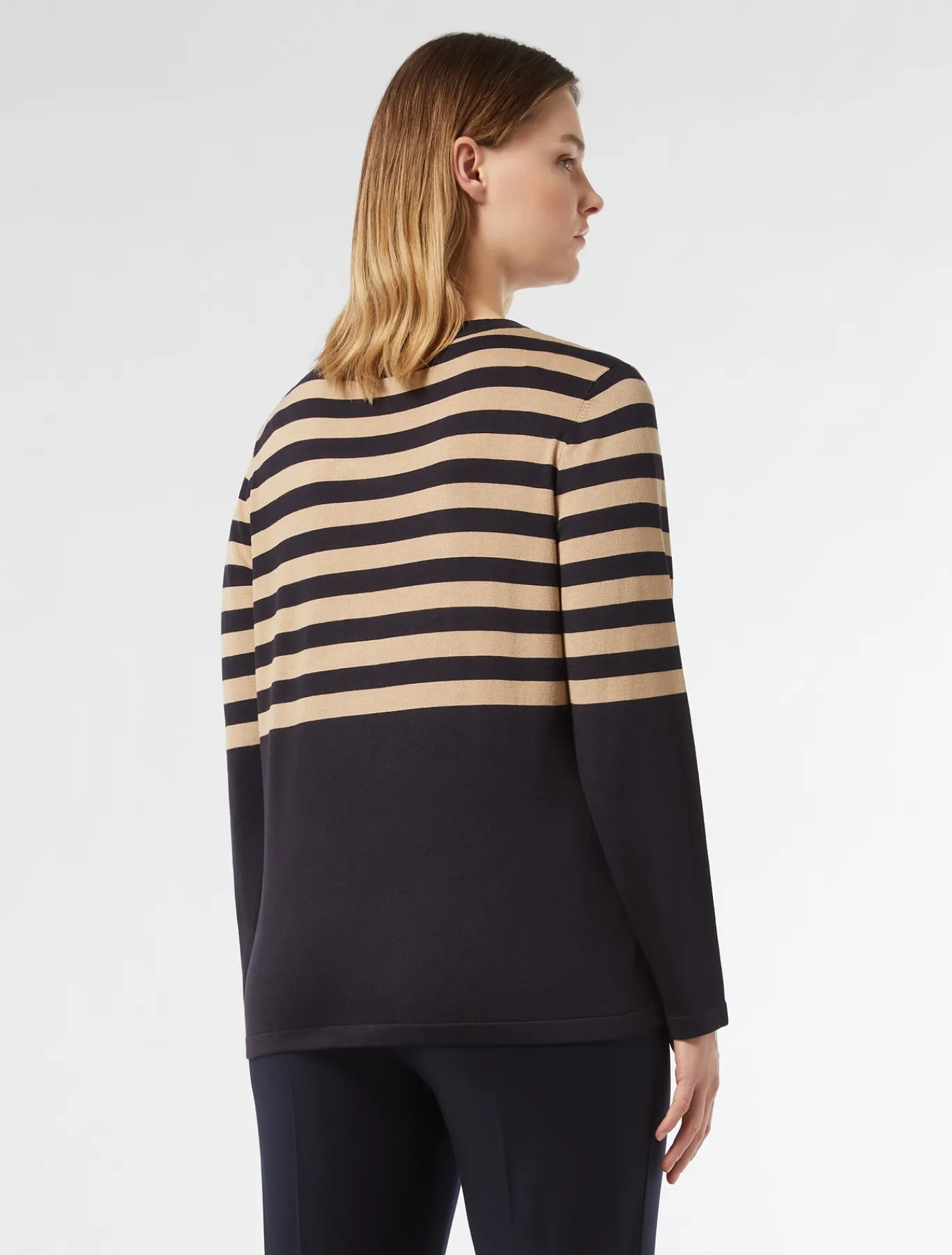 Marina Rinaldi Pull en viscose stretch BLEUNUIT Fashion