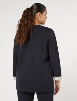Marina Rinaldi Pull en viscose stretch BLEUNUIT Best