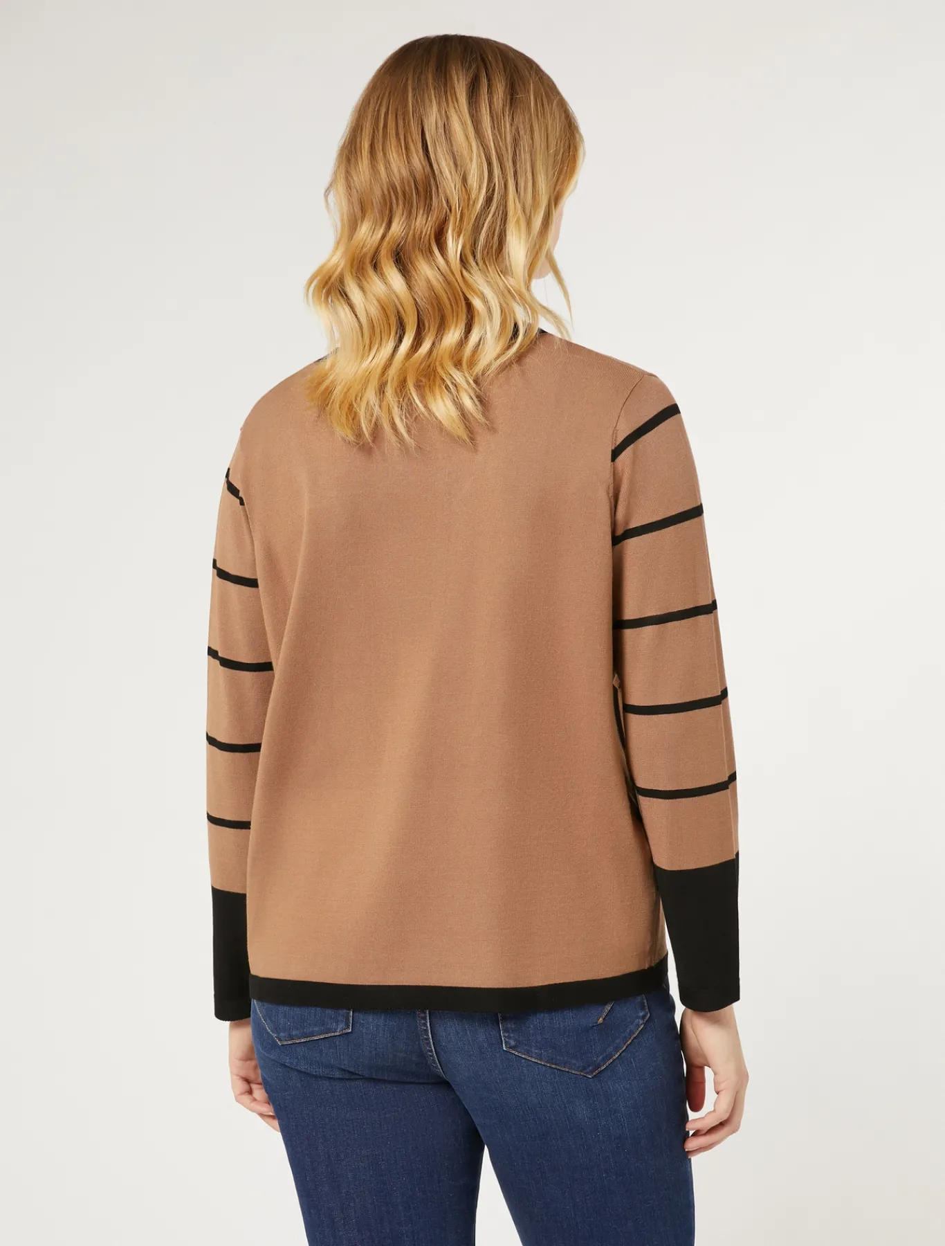Marina Rinaldi Pull en viscose stretch BISCUIT Fashion