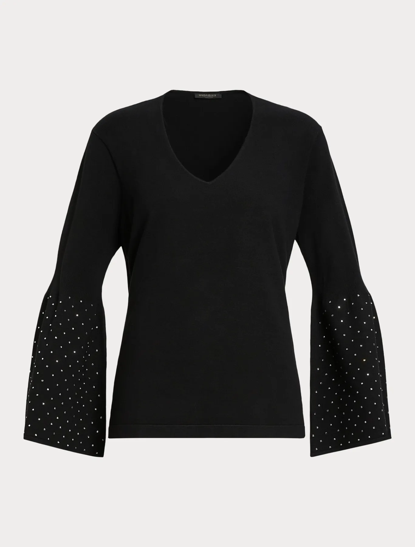 Marina Rinaldi Pull en viscose stretch NOIR New