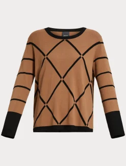 Marina Rinaldi Pull en viscose stretch BISCUIT Fashion