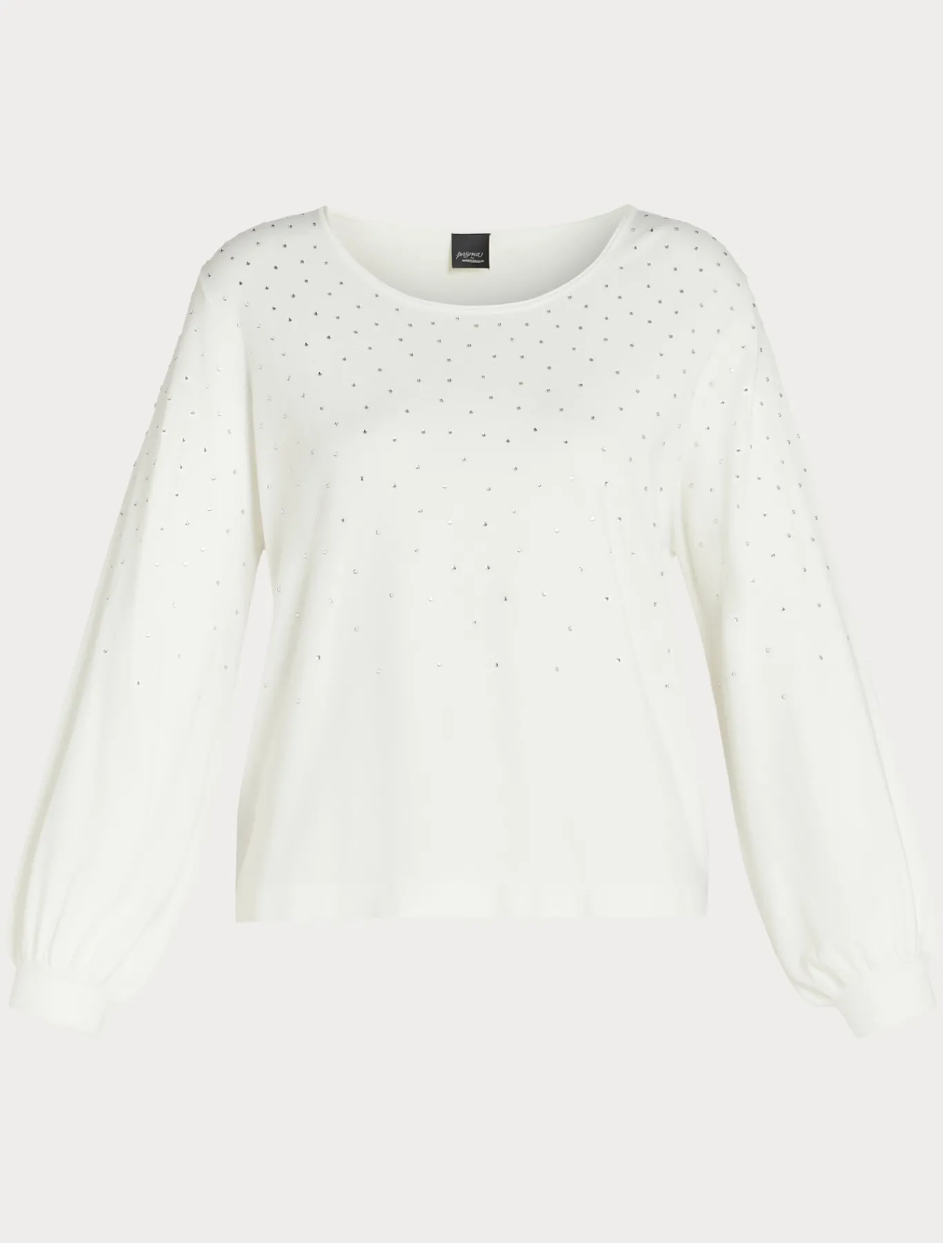 Marina Rinaldi Pull en viscose stretch BLANC New