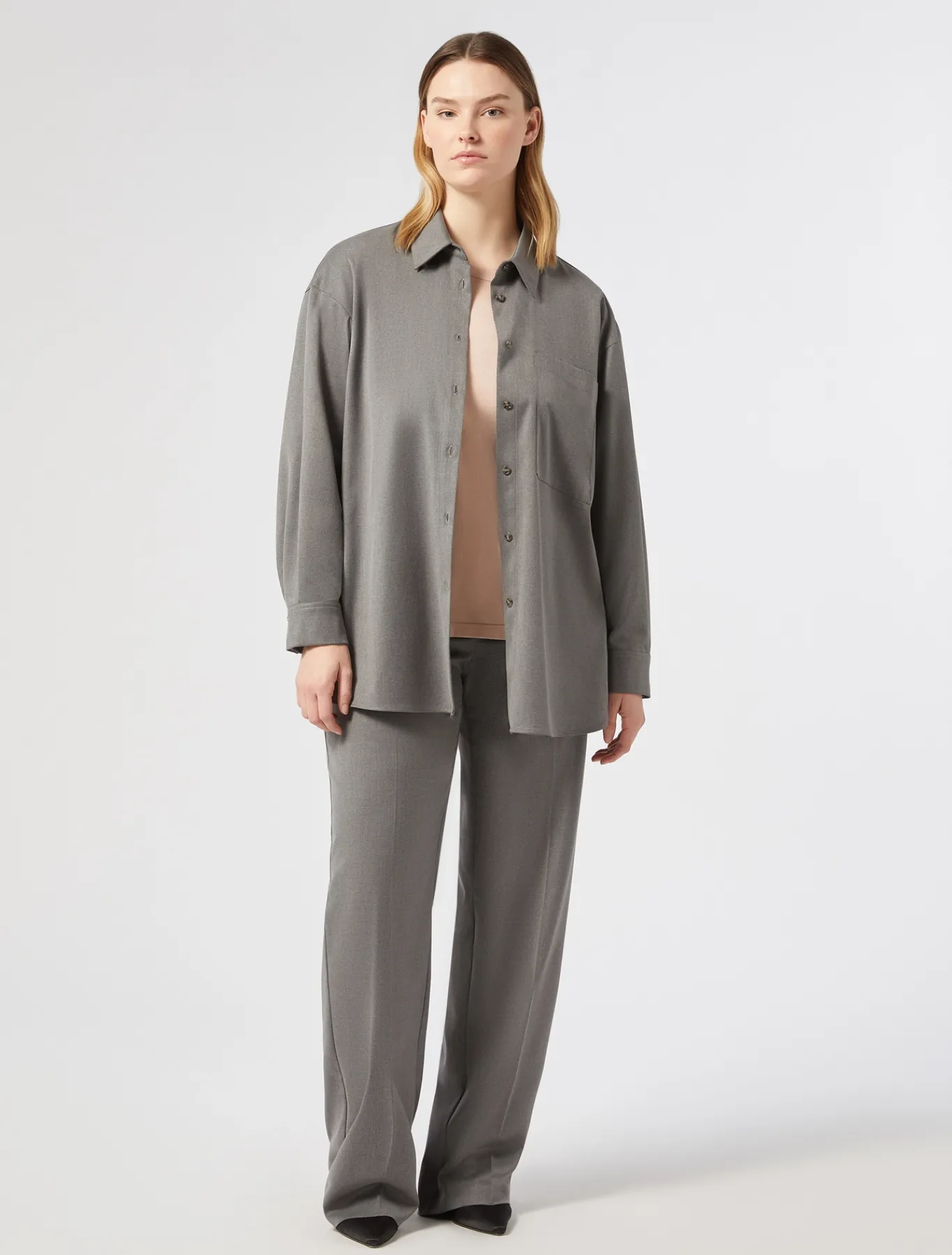 Marina Rinaldi Pull en viscose stretch MAUVE Online