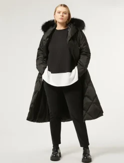 Marina Rinaldi Pull en viscose stretch NOIRBLANC Outlet