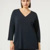 Marina Rinaldi Pull en viscose stretch crêpe BLEUMARINE Online