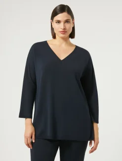 Marina Rinaldi Pull en viscose stretch crêpe BLEUMARINE Online