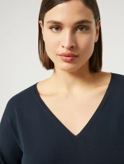 Marina Rinaldi Pull en viscose stretch crêpe BLEUMARINE Online