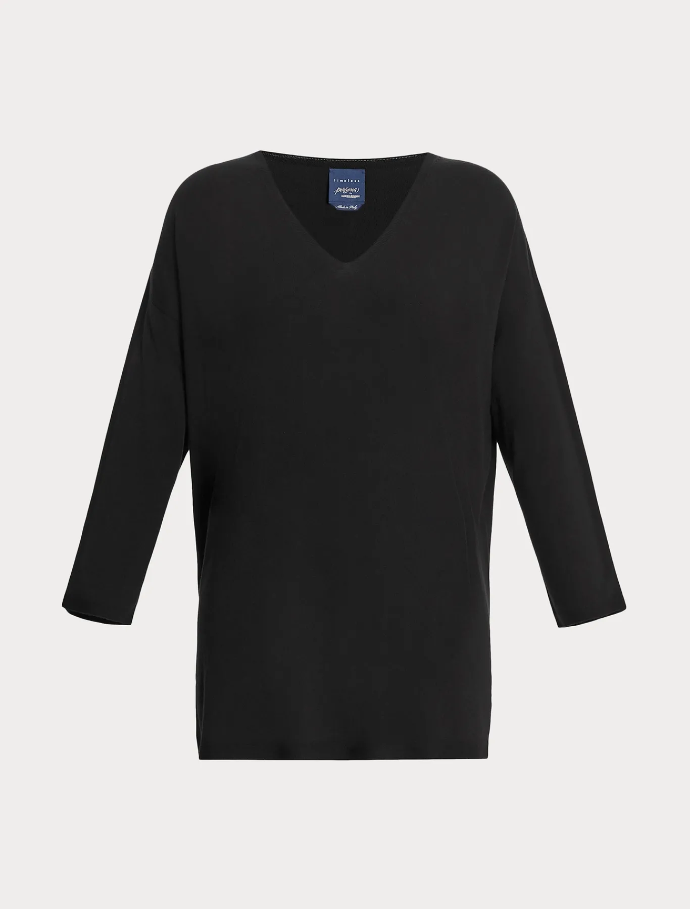 Marina Rinaldi Pull en viscose stretch crêpe NOIR Clearance
