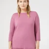 Marina Rinaldi Pull sans coutures en laine CYCLAMEN Outlet