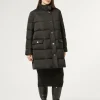 Marina Rinaldi Rembourré en satin imperméable NOIR Fashion