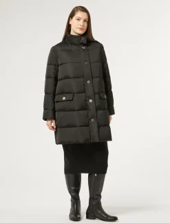 Marina Rinaldi Rembourré en satin imperméable NOIR Fashion