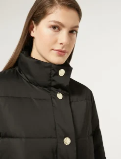 Marina Rinaldi Rembourré en satin imperméable NOIR Fashion