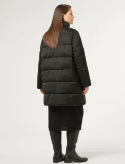 Marina Rinaldi Rembourré en satin imperméable NOIR Fashion