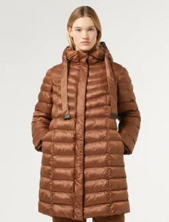Marina Rinaldi Rembourré en toile imperméable BRUN Outlet