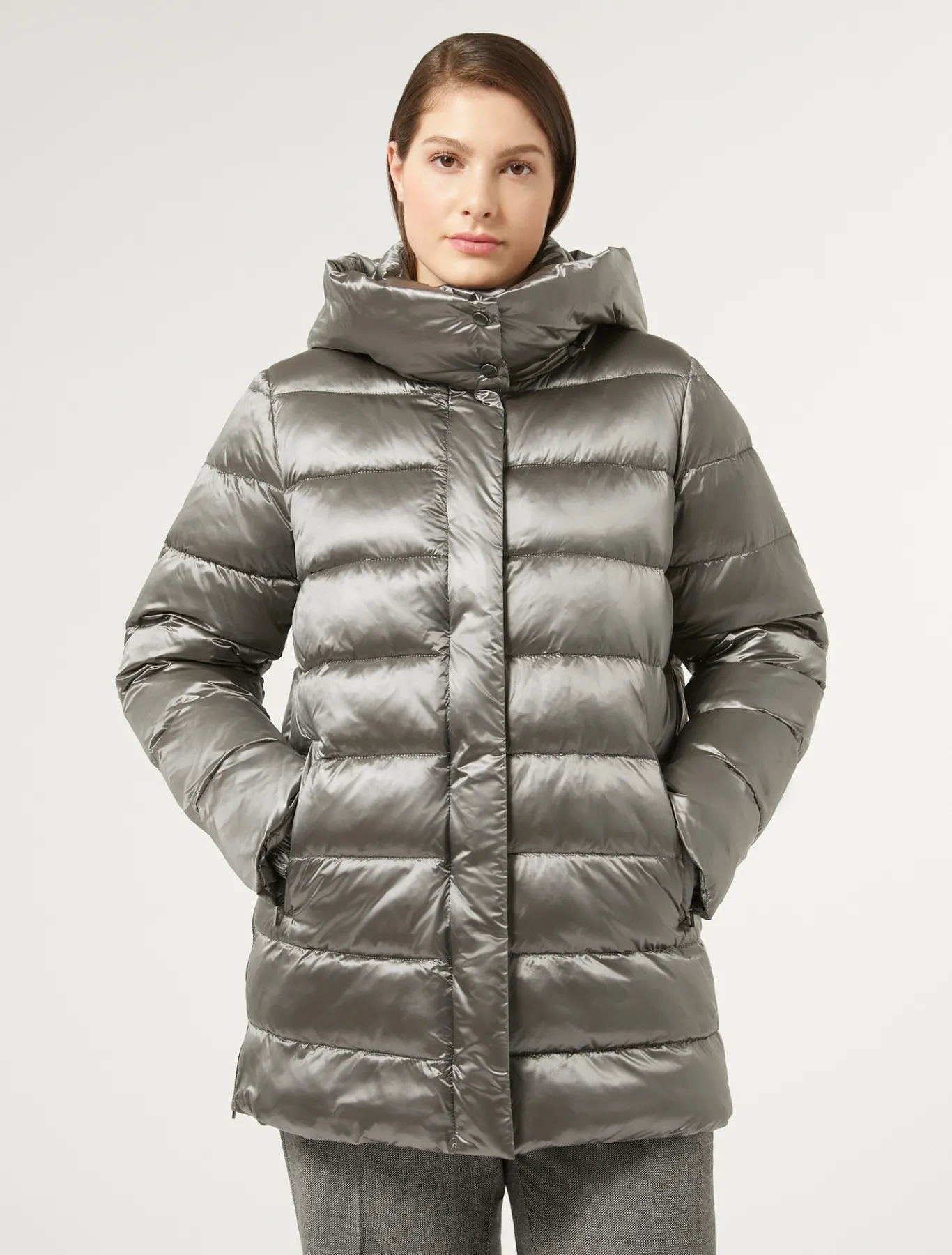Marina Rinaldi Rembourré en toile imperméable GRISMOYEN Best