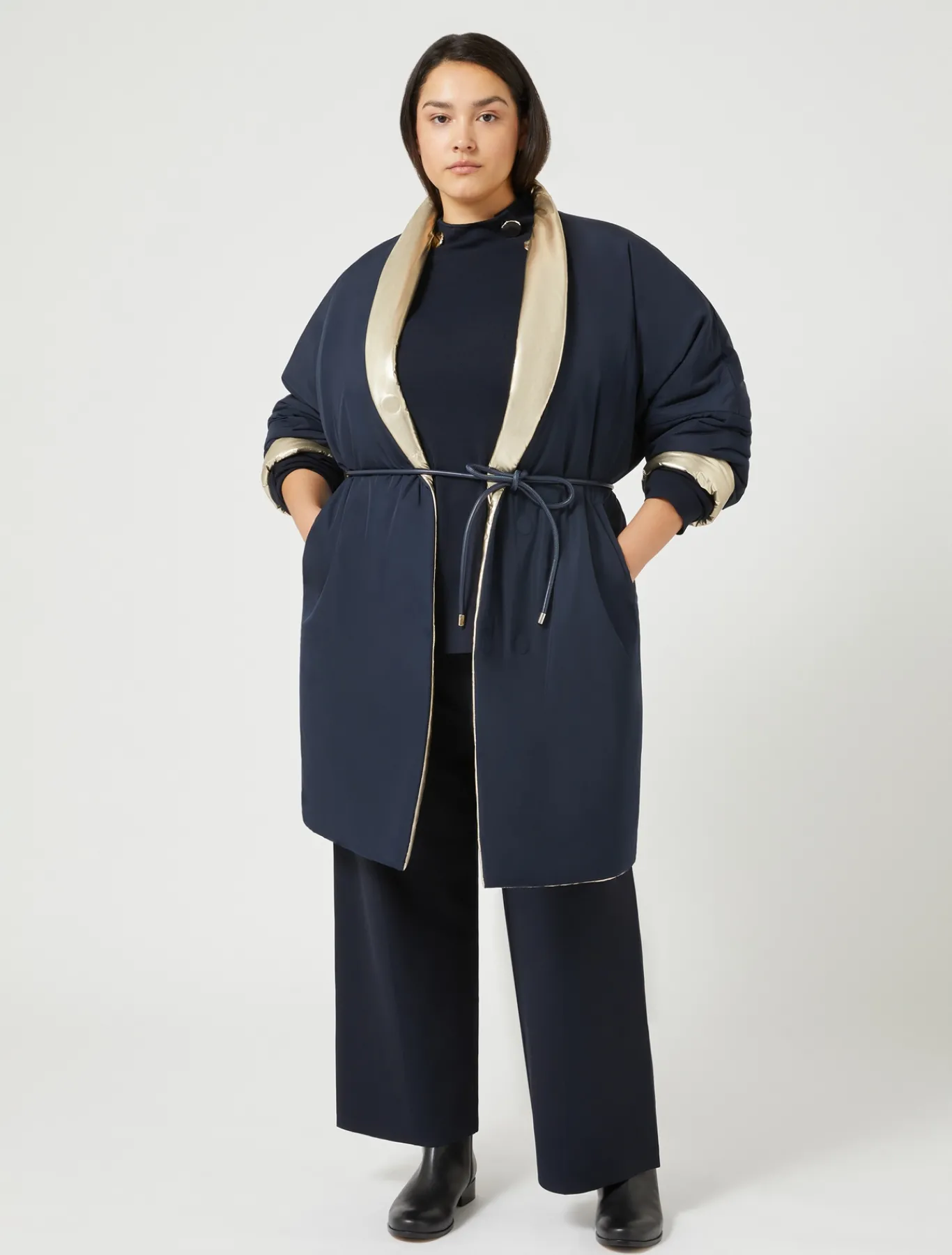 Marina Rinaldi Rembourré réversible BLEUNUIT New