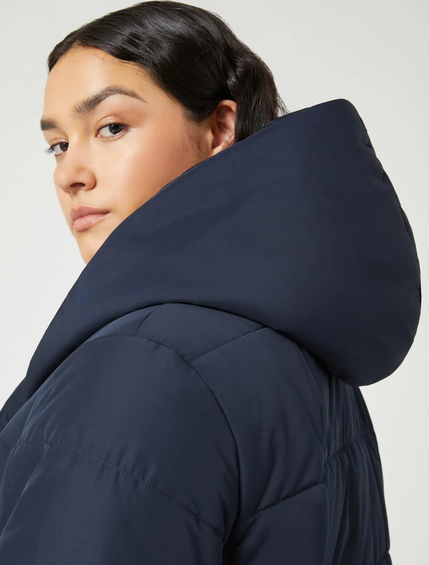 Marina Rinaldi Rembourré technique imperméable BLEUNUIT Clearance