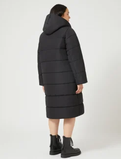 Marina Rinaldi Rembourré technique imperméable NOIR New