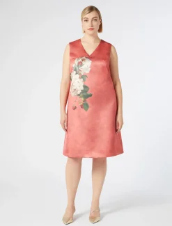 Marina Rinaldi Robe à imprimé en duchesse CORAIL Online
