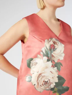 Marina Rinaldi Robe à imprimé en duchesse CORAIL Online