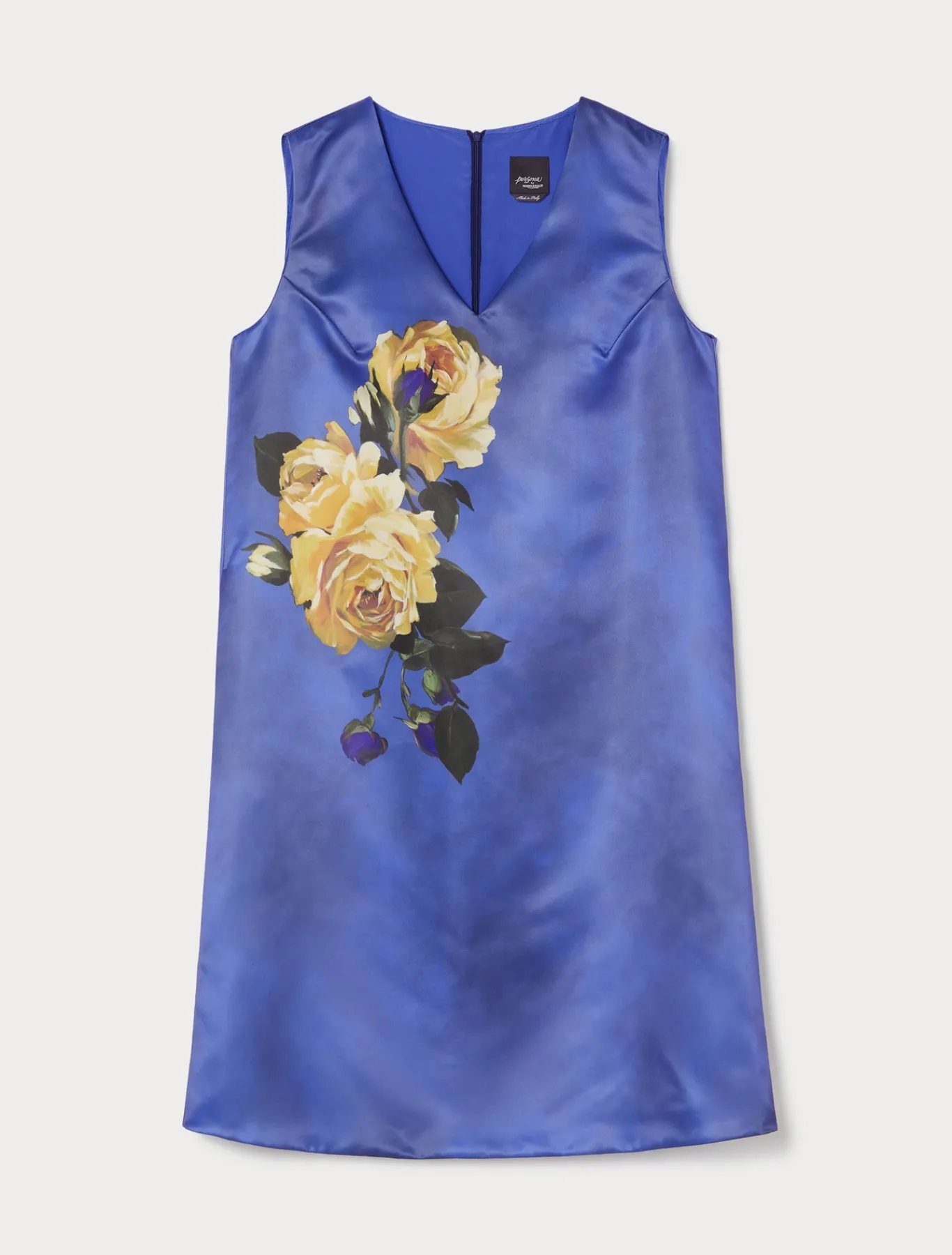 Marina Rinaldi Robe à imprimé en duchesse GRISBLEU Online