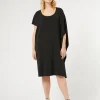 Marina Rinaldi Robe en cady NOIR Outlet