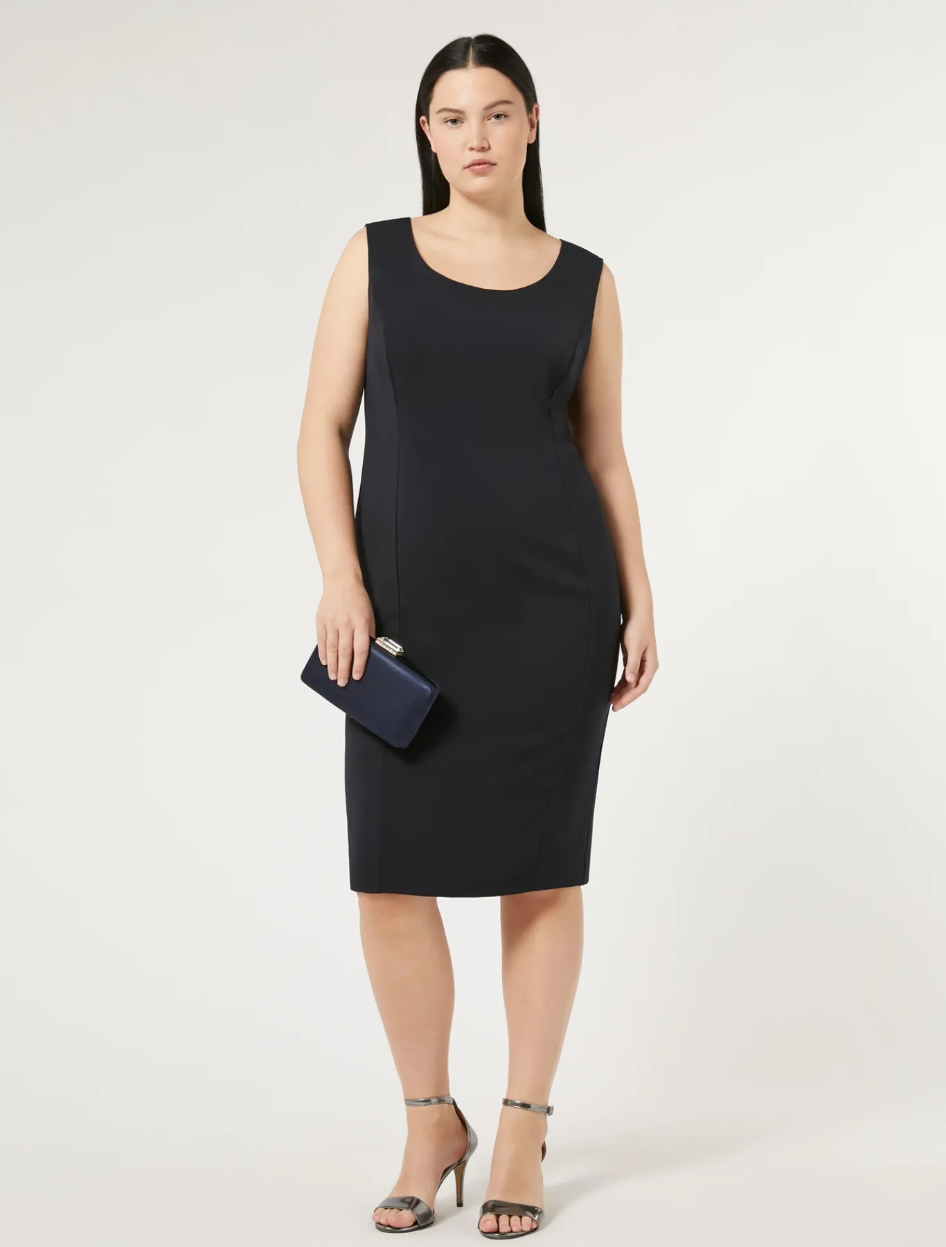 Marina Rinaldi Robe en cady BLEUMARINE Discount