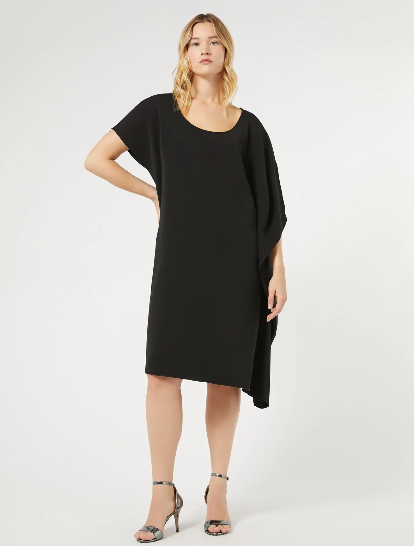 Marina Rinaldi Robe en cady NOIR Outlet
