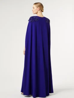 Marina Rinaldi Robe en cady avec broderie VIOLET Fashion