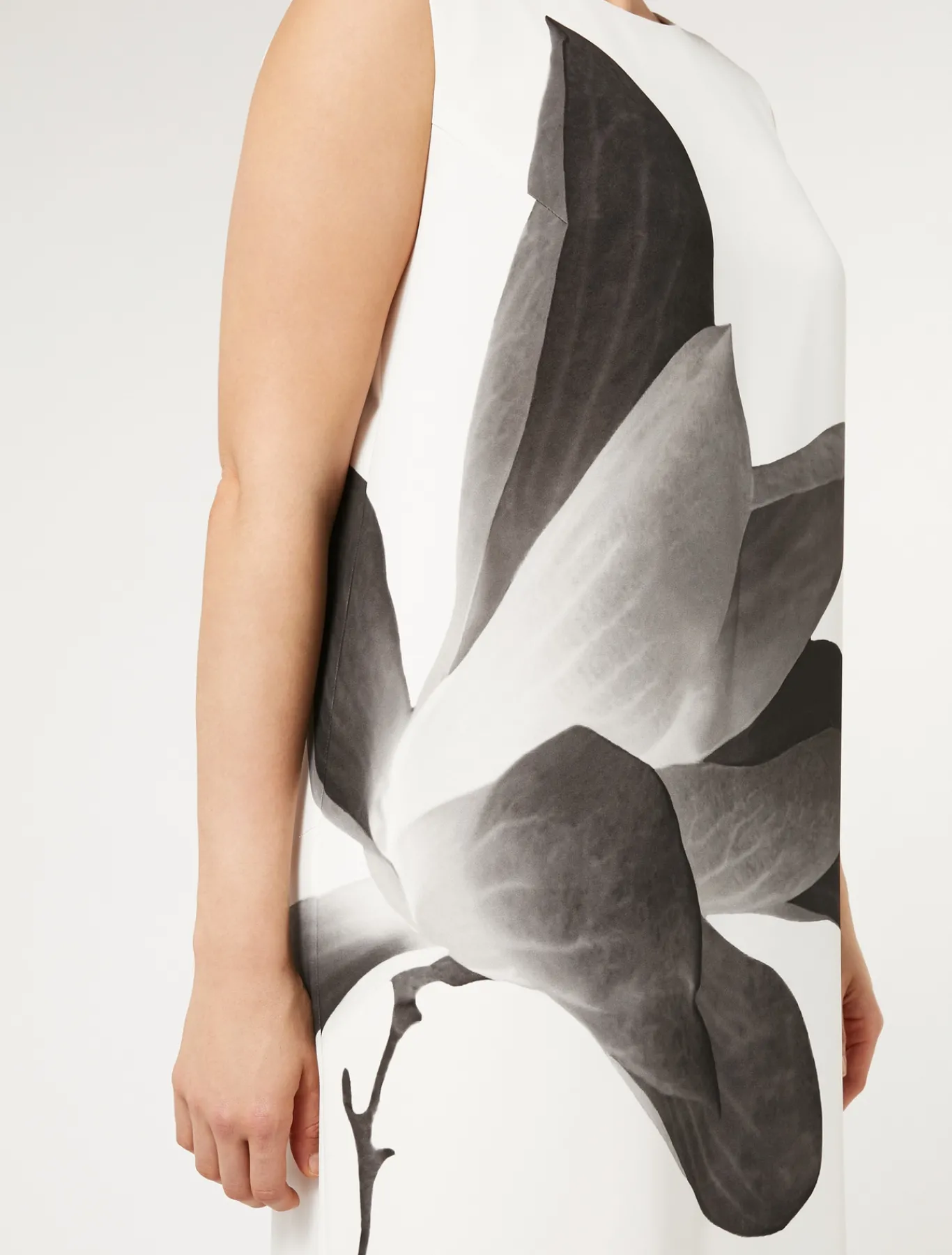 Marina Rinaldi Robe en cady imprimé BLANC Clearance